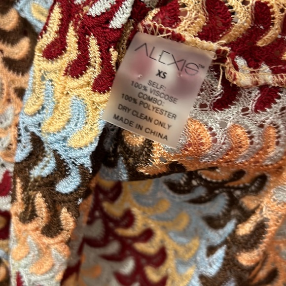 Alexis Multicolor Patterned Mini Dress - Picture 9 of 9